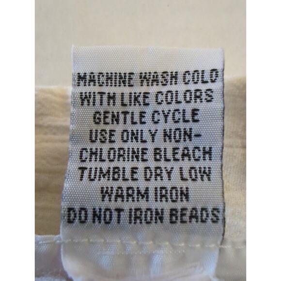 Alfred Dunner Cream Giraffe Floral Safari Embroidery Crepe Button Womens Size 14 - Picture 6 of 7